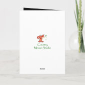 Carte Bordure générale Anniversaire Collie Chien animal (Dos)