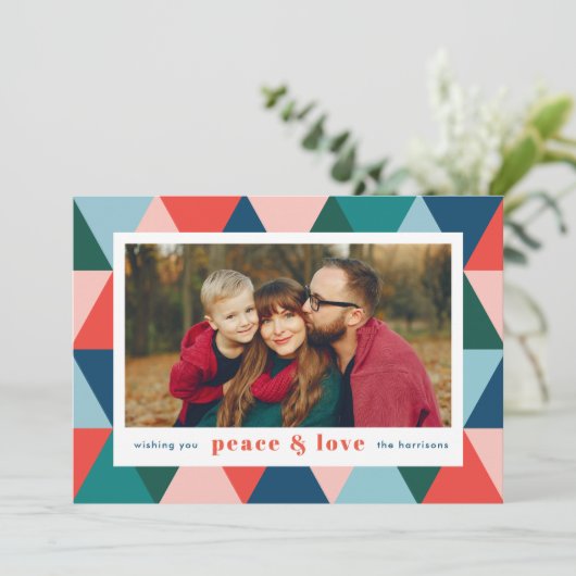 Carte Bordure géométrique (Debout devant)