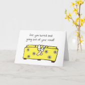 Carte Bored, Miss You, Call and Vent (Fleur jaune)