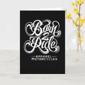 Carte Born 2 Ride (Fleur jaune)