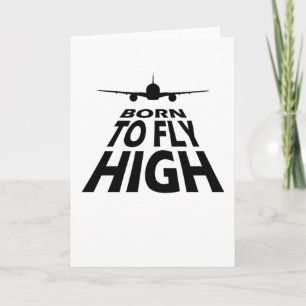 Carte Born To Fly Pilot
