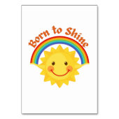 Carte Born to Shine Table (Par défaut)