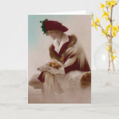 Carte Borzoi Friend (Fleur jaune)