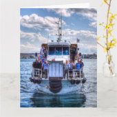 Carte Bosphore des ferries d'Istanbul (Fleur jaune)