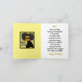 Carte Boss Lady Joyeuse Tante d'Anniversaire Africain Am (Intérieur)