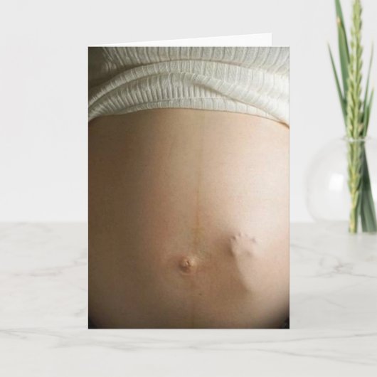 Carte bosse de bébé (Devant)