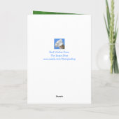 Carte Bossy Funny Exigeant Rooster Se Bien (Dos)