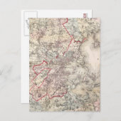 Carte : Boston, 1883 (Devant / Derrière)