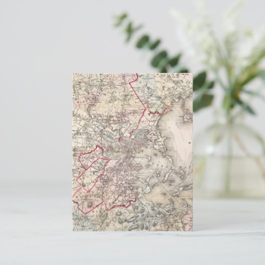 Carte : Boston, 1883 (Debout devant)