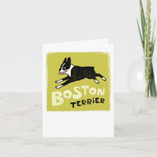 Carte Boston Terrier