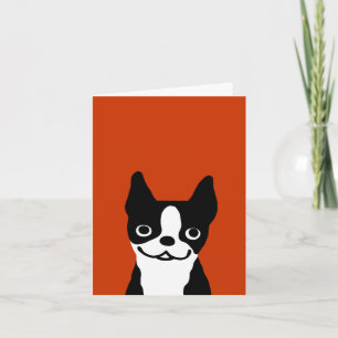 Carte Boston Terrier