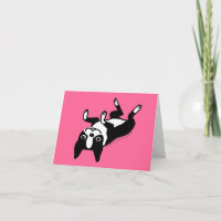 Boston Terrier - chien mignon de bande dessinée