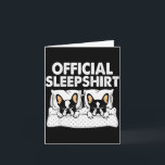 Carte Boston Terrier Dog Sleep Pajamas Nightgown<br><div class="desc">Boston Terrier Dog Sleep Pajamas Nightgown</div>