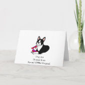 Carte Boston Terrier Mom (Dons de la Fête des Mères) (Dos)