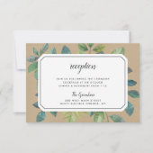 Carte Botanica Kraft Réception (Devant)