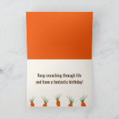 Carte Botanical Carrots Collection Birthday (Intérieur)