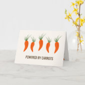 Carte Botanical Carrots Collection Birthday (Fleur jaune)