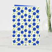 Carte Botanical Plums Collection Birthday (Dos)