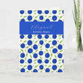 Carte Botanical Plums Collection Birthday (Devant)