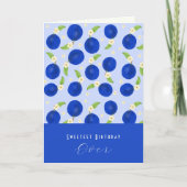 Carte Botanical Plums Collection Birthday (Devant)