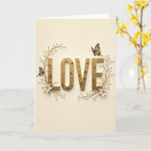 Carte botanique Amour doré (Fleur jaune)