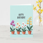 Carte botanique aquatique joyeuse (Fleur jaune)