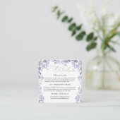 Carte Botanique Mariage vintage (Debout devant)