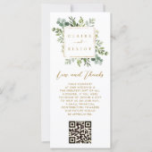 Carte Botanique Or vert de la verdure de l'envie bien Me (Devant)