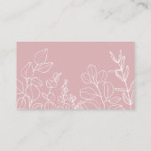 Carte Botanique Pink Book Request (Dos)