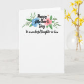 Carte botanique pour belle-fille (Fleur jaune)