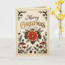 Botaniques de Noël vintage