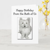 Carte Both of Us - Birthday Card (Fleur jaune)