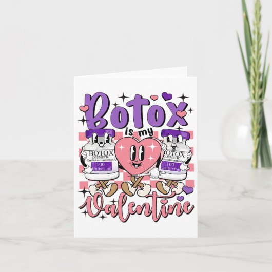 Carte Botox Est Mon Valentine Injecteur Esthétique Dyspo (Devant)