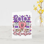 Carte Botox Est Mon Valentine Injecteur Esthétique Dyspo (Fleur jaune)