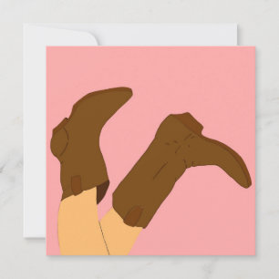 Carte Bottes Cowboy