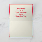 Carte Bottes de cowboy de l'Ouest Vache florale Cacher N (Intérieur)