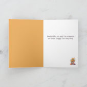 Carte Bottes de cowboy florales Citrouilles Thanksgiving (Intérieur)