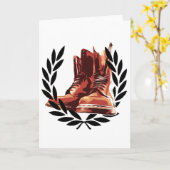 Carte bottes de peau (Fleur jaune)