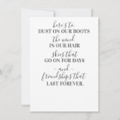 Carte Bottes et besoins (Dos)