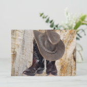 Carte Bottes et Casquette de cowboy (Debout devant)