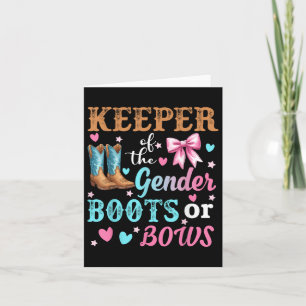 Carte Bottes Ou Bows Gardien Du Sexe Révélation Du Sexe 