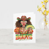 Carte Bottes Sur Le Sol JunetDix Black Cowgirl Weste (Fleur jaune)