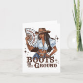 Carte Bottes Sur Le Terrain (Devant)