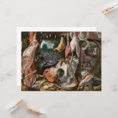 Carte Boucher's Stall (par Pieter Aertsen) (Devant/Arrière en situation)