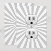 Carte Bouchon électrique Mur Outlet Fun Personnaliser Ce (Devant / Derrière)