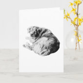 Carte Boucle Chaude, Cœur Ouvert (Fleur jaune)