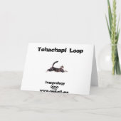 Carte Boucle Tehachapi (Dos)