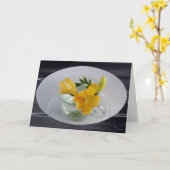 Carte Boucles de frénésie jaune (Fleur jaune)