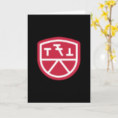 Carte Bouclier Phi Sigma Kappa (Fleur jaune)