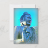 Carte bouddha bleu (Devant)